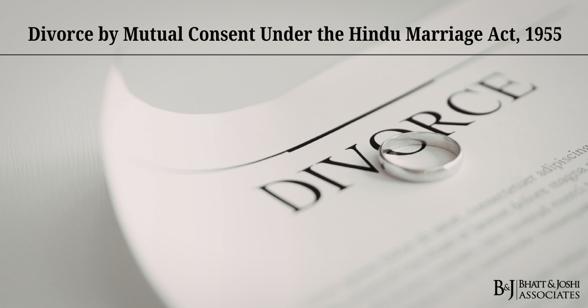 Divorce by Mutual Consent Under the Hindu Marriage Act, 1955 A Detailed Legal Analysis