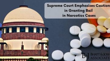Supreme Court Emphasizes Caution in Granting Bail in Narcotics Cases