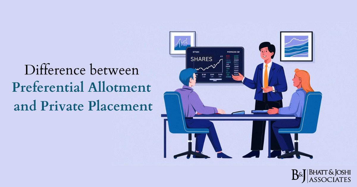 Difference between Preferential Allotment and Private Placement