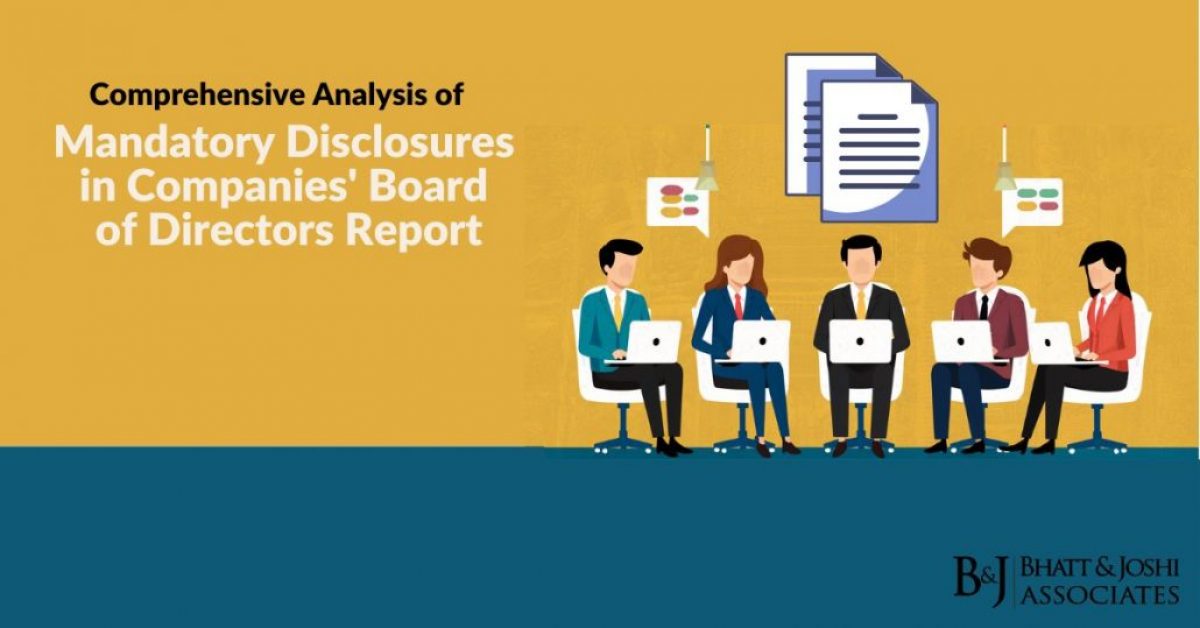 Mandatory Disclosure in Board's Reports: A Comprehensive Analysis of Required Disclosures in Companies' Board of Directors Reports