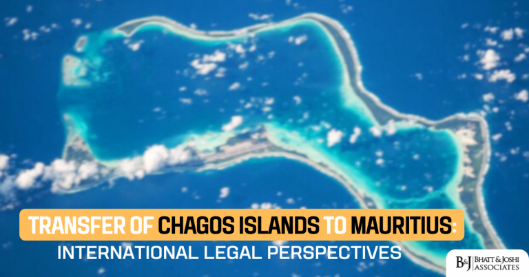 Transfer of Chagos Islands to Mauritius: Legal Perspectives - Bhatt ...