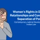 Women's Rights under Domestic Violence and Constitutional Separation of Powers: Contemporary Judicial Developments in Indian Law