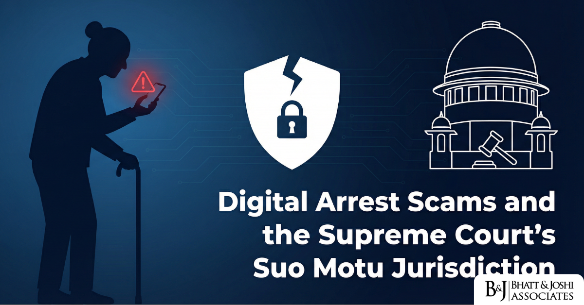 Digital Arrest Scams and the Supreme Court's Suo Motu Jurisdiction: Filling a Gap Between the IT Act and BNS