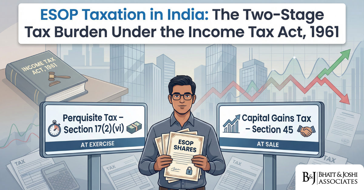ESOP Taxation After Exit Why Perquisite Tax at Exercise and Capital Gains at Sale Creates Double Taxation by Stealth