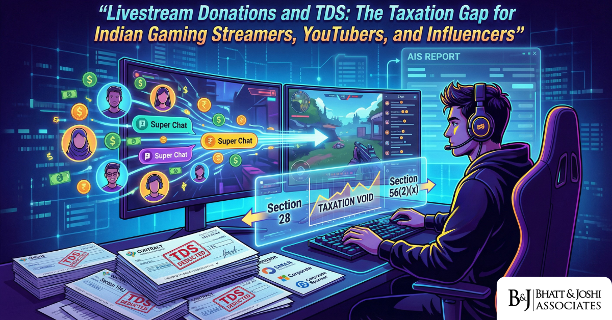 Livestream Donations and the TDS Gap on Creator Income in India Why Streamers and Influencers Have No Withholding