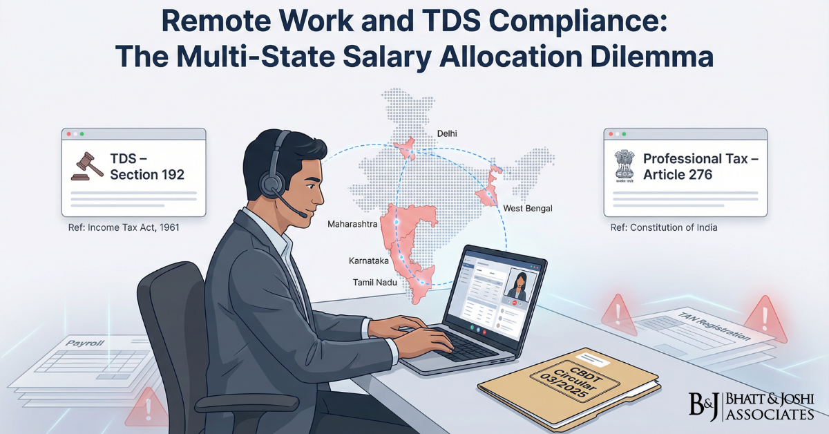 TDS on Salary for Remote Employees Across Multiple Indian States Under Section 192 Compliance Challenges”