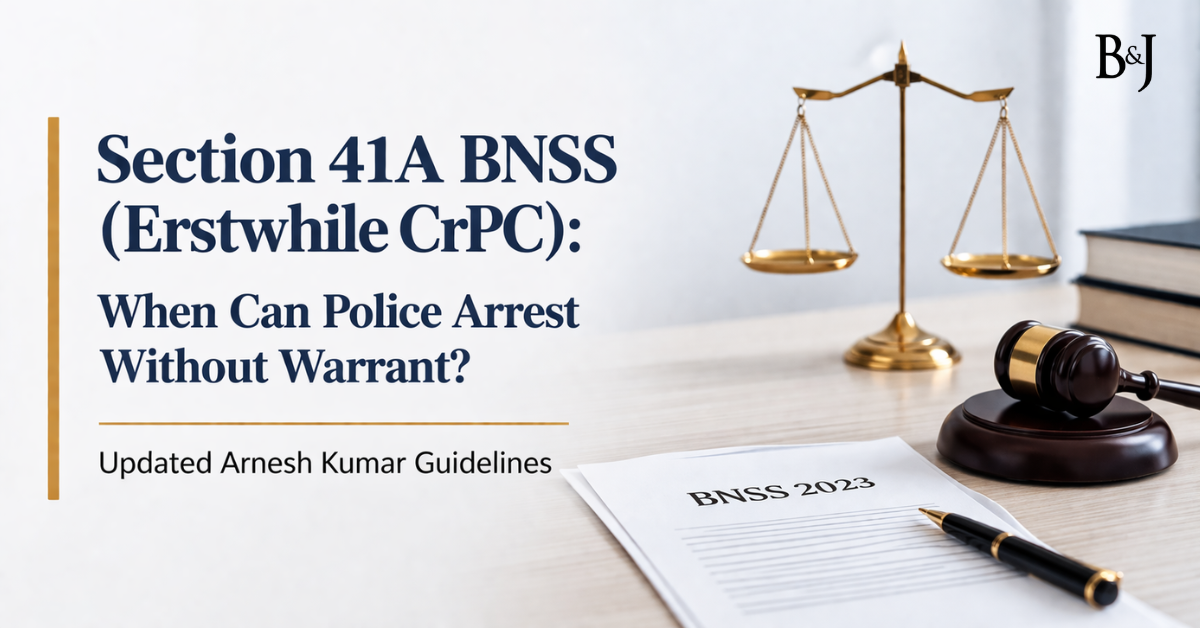 Section 35 BNSS — Police Arrest Powers Without Warrant