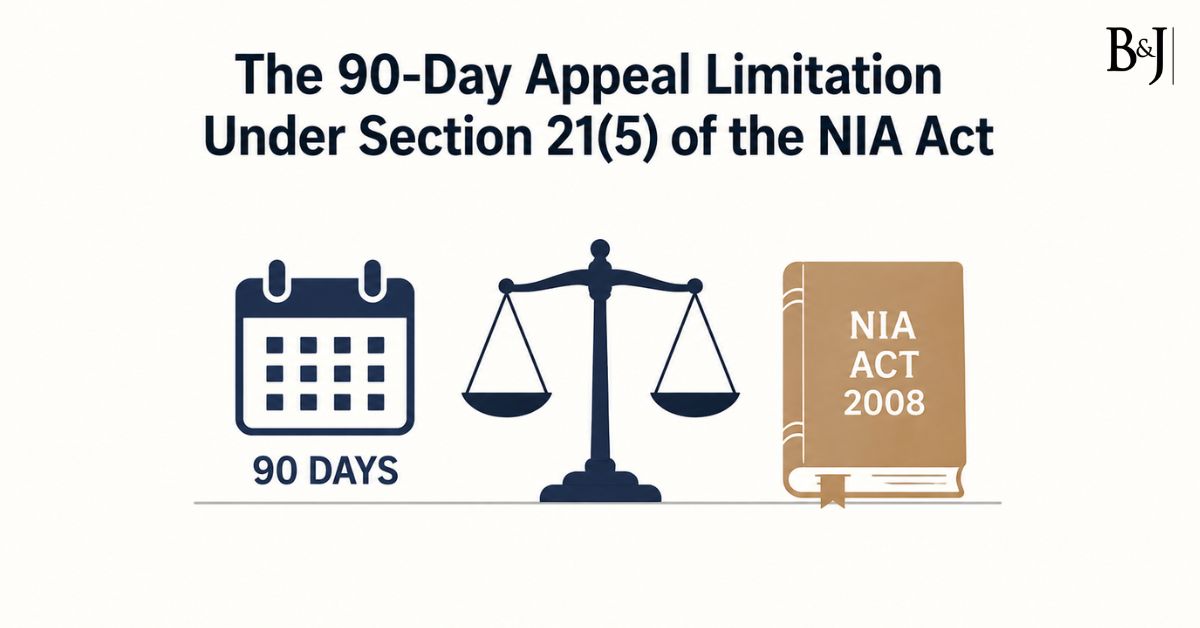 The 90-Day Appeal Limitation Under Section 21(5) of the NIA Act Judicial Divergence, Constitutional Stakes, and Pending Supreme Court Resolution
