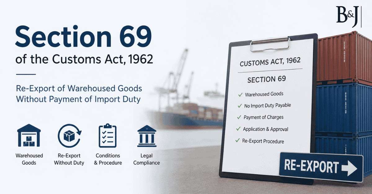 Section 69 of the Customs Act, 1962 Re-Exporting Warehoused Goods Without Paying Import Duty