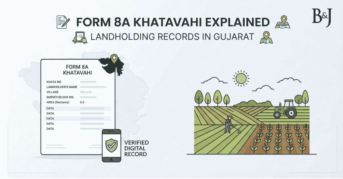 Form 8A Khatavahi Explained Landholding Records in Gujarat
