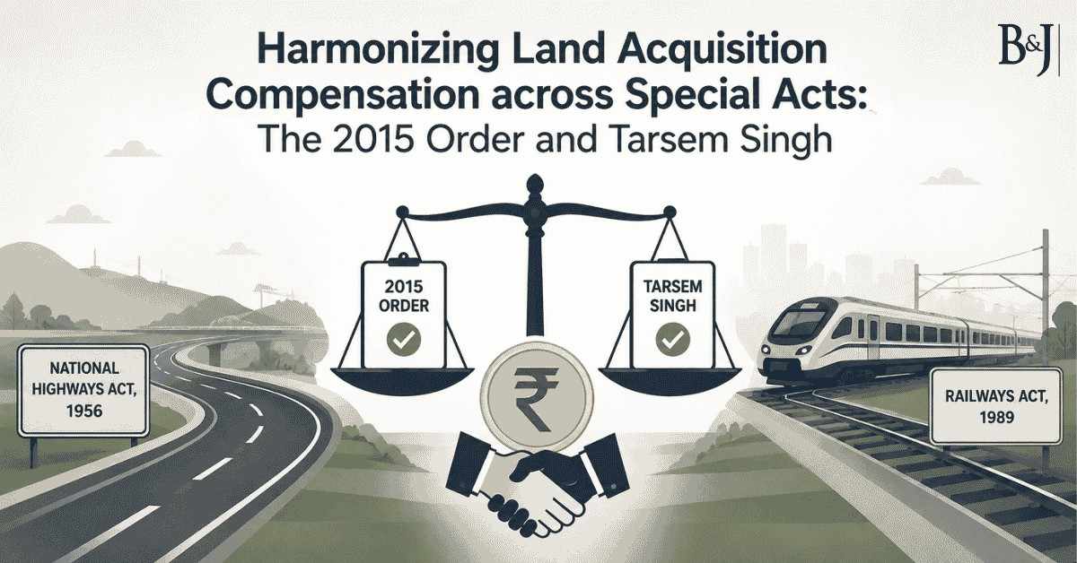 land acquisition compensation under national highways and railways act