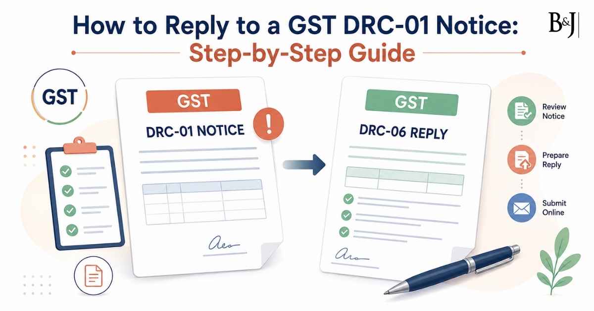 How to Reply to a GST DRC-01 Notice Step-by-Step Guide