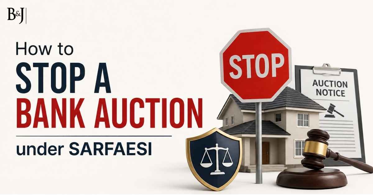 How to stop a bank auction under SARFAESI