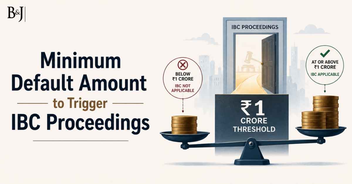 Minimum Default Amount to Trigger IBC Proceedings