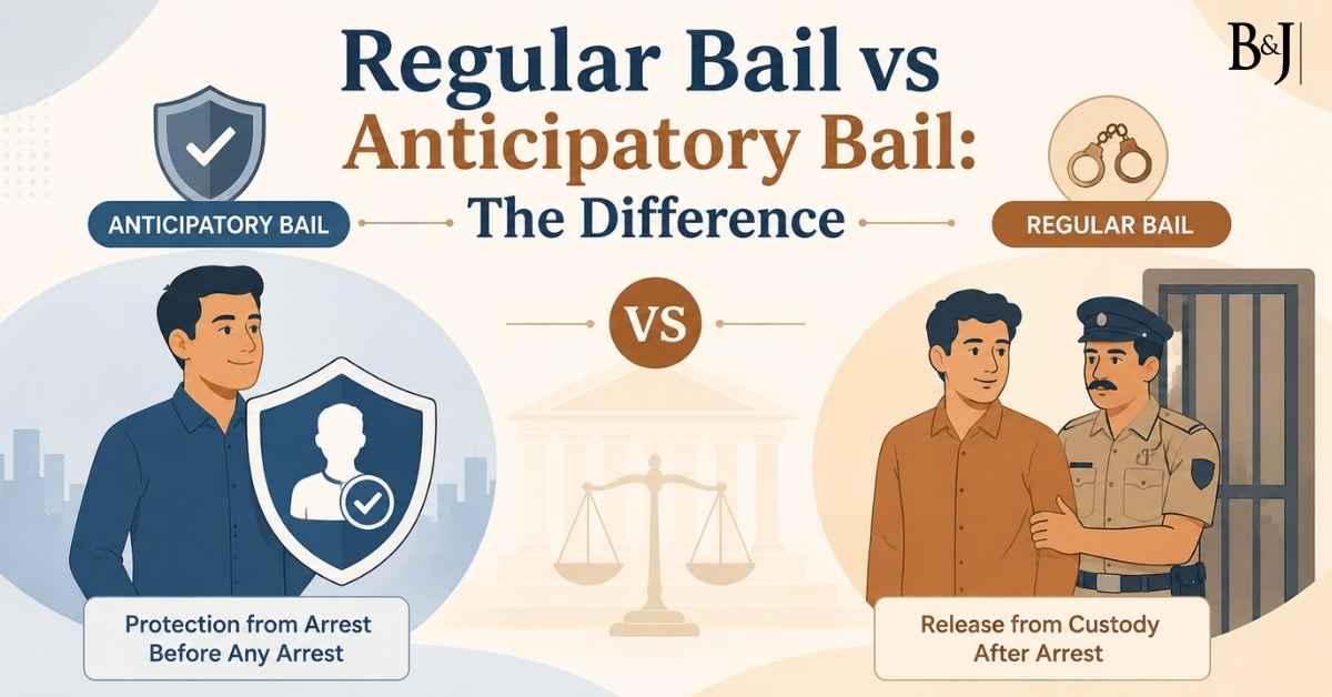 Regular Bail vs Anticipatory Bail The Difference
